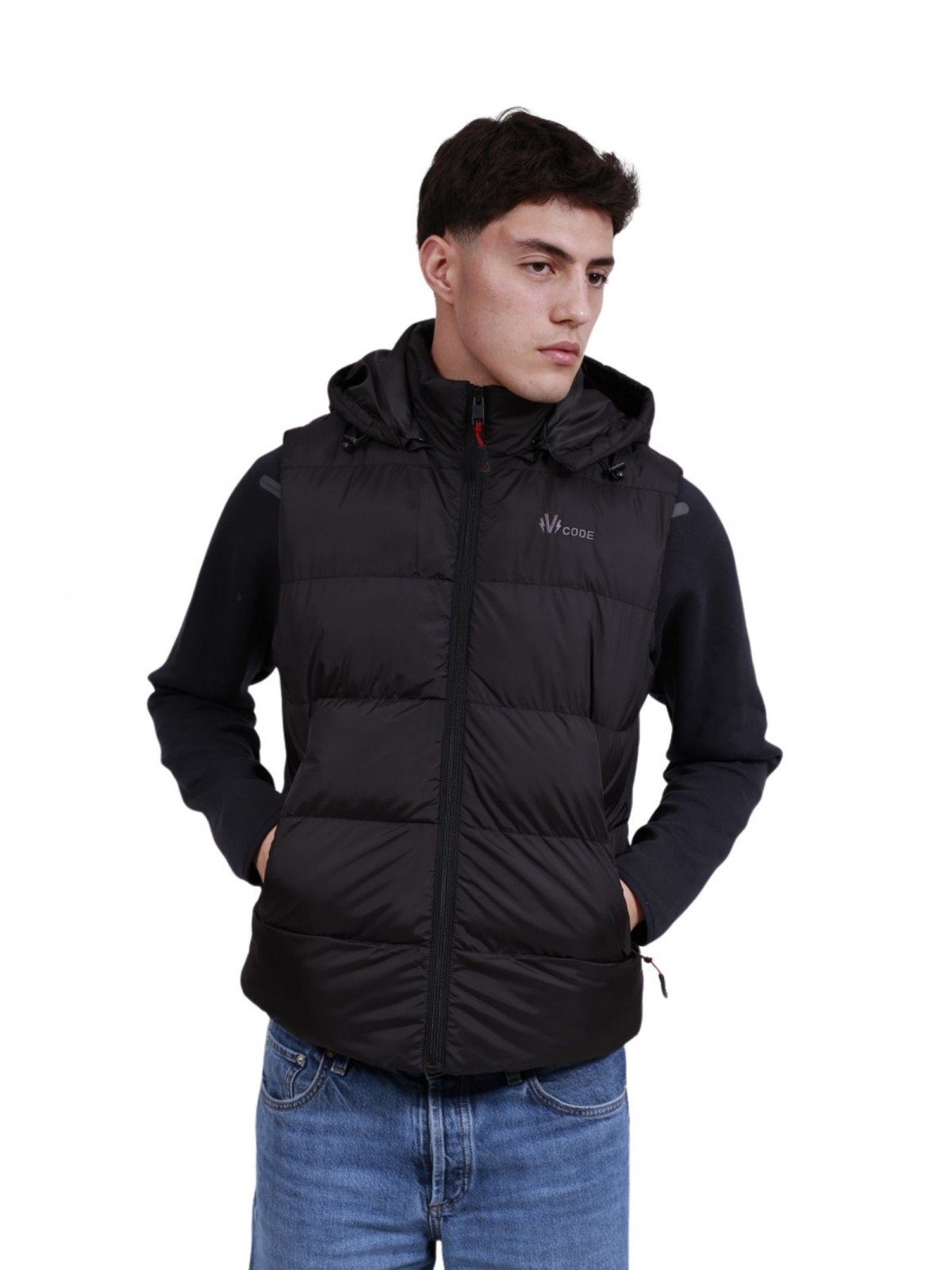 VITO MENS GILET BLACK