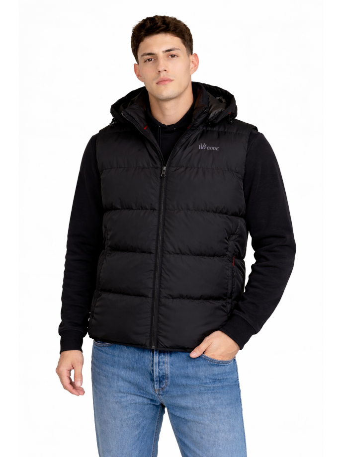 VITO MENS GILET BLACK