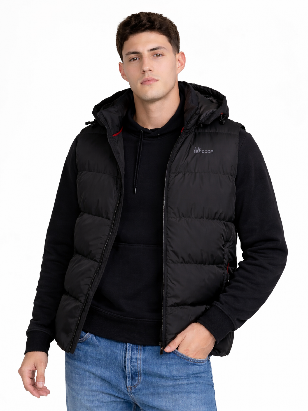 VITO MENS GILET BLACK