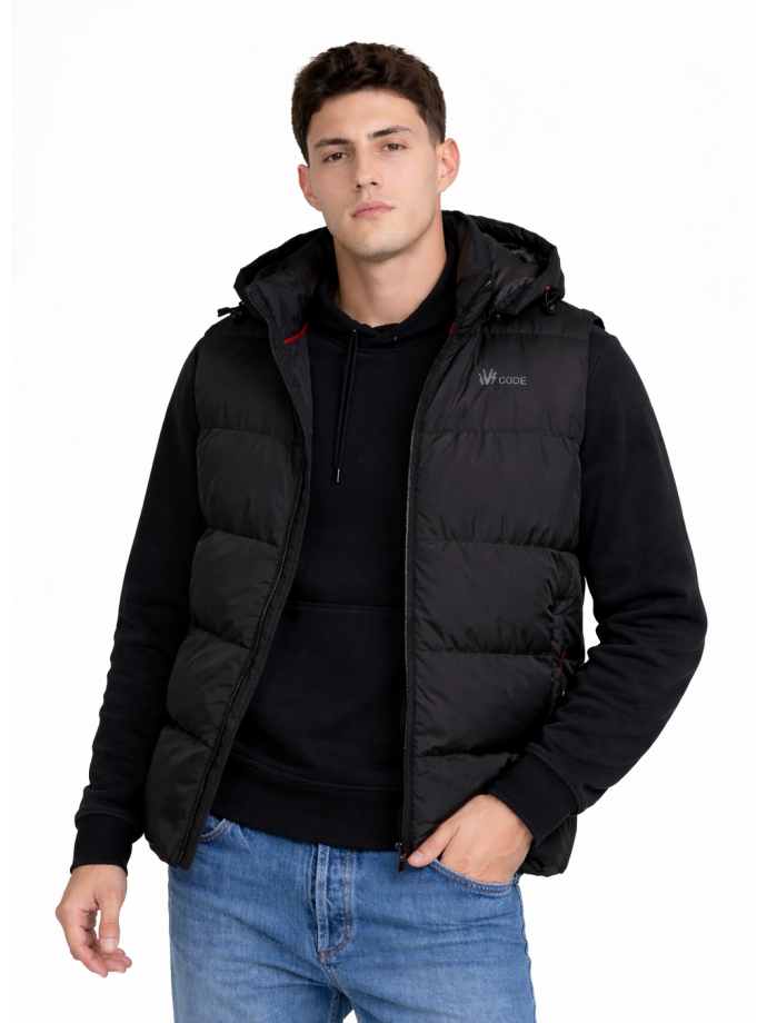 VITO MENS GILET BLACK